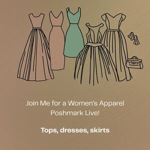 POSHMARK LIVE SHOW! Like to be notified ❤️